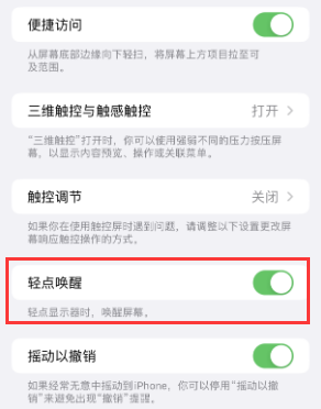 城关苹果授权维修站分享iPhone轻点无法唤醒怎么办