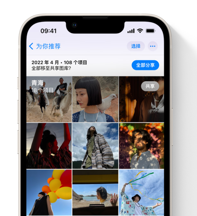 城关苹果维修网点分享在 iPhone 上使用共享图库 